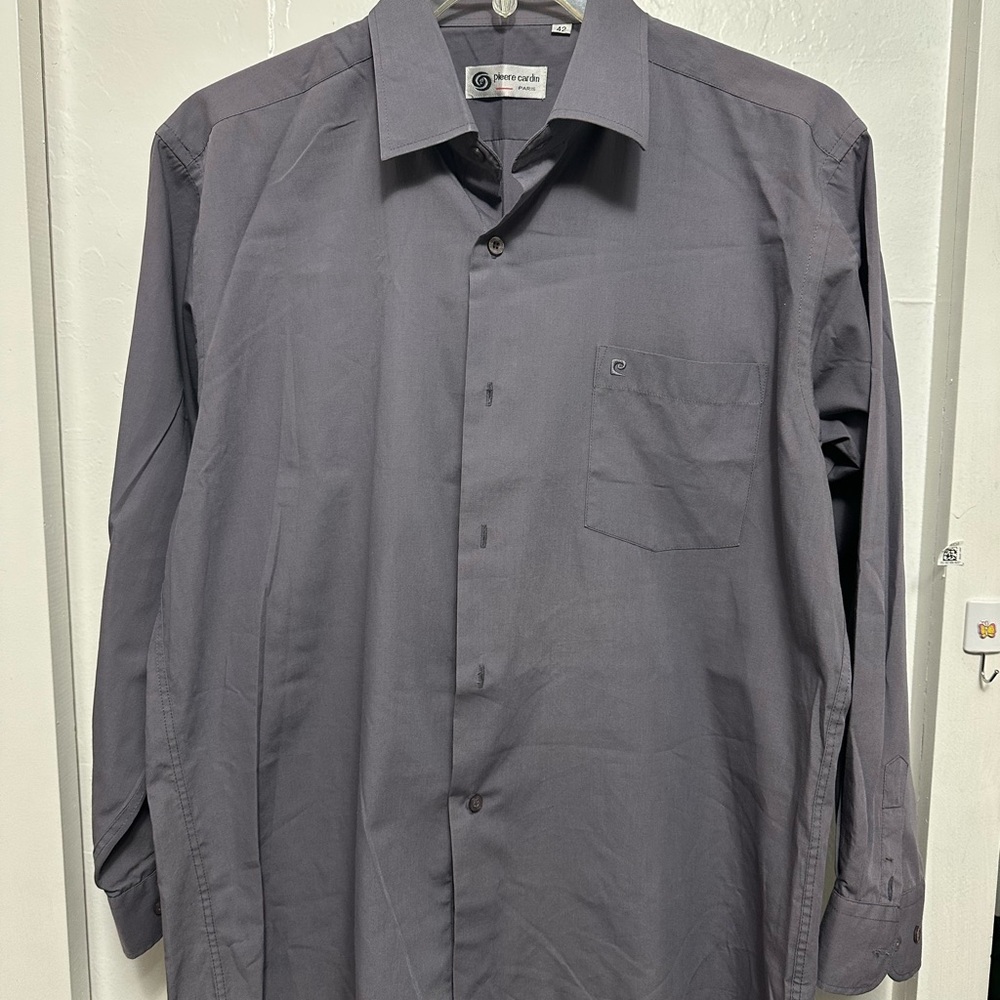Pierre Cardin Charcoal Dress Shirt